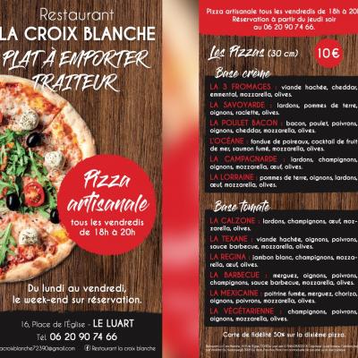 Flyer Restaurant La Croix Blanche